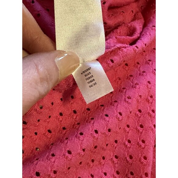 Ann Taylor Factory Women Blouse Top Long Sleeve‎ Pink Size Medium Breathable NWT - Picture 10 of 11